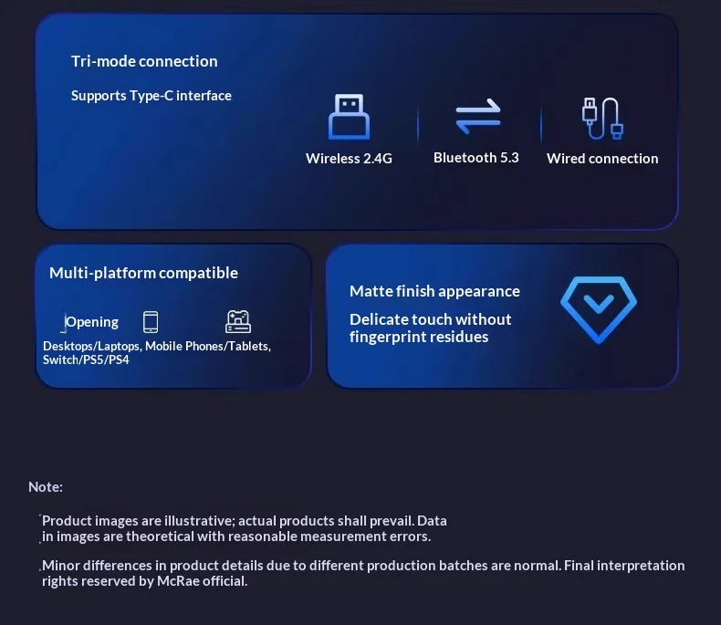 Słuchawki bezprzewodowe MCHOSE V9 Pro Bluetooth 3w1