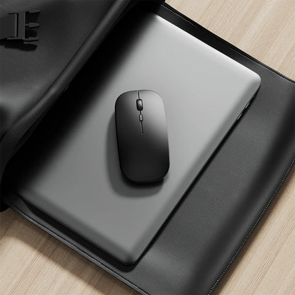 Mysz bezprzewodowa Bluetooth 2.4GHz cicha ładowana USB 1600 DPI