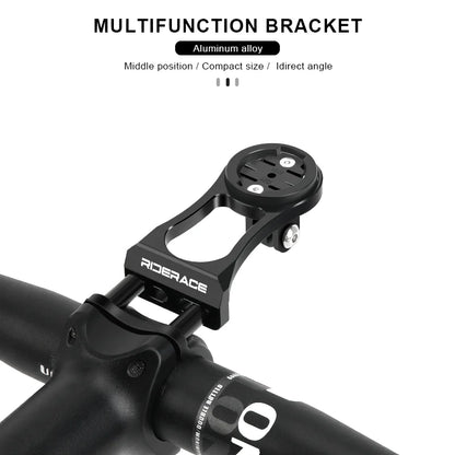 RIDERACE Bicycle Computer Holder Bike Handlebar Camera Mount Cycling Stopwatch Speedometer Bracket for Garmin Edge Bryton CatEye