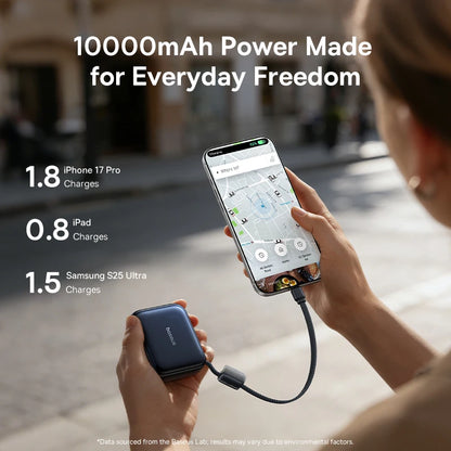 Baseus 45W Power Bank 10000mAh USB-C - Szybkie ładowanie