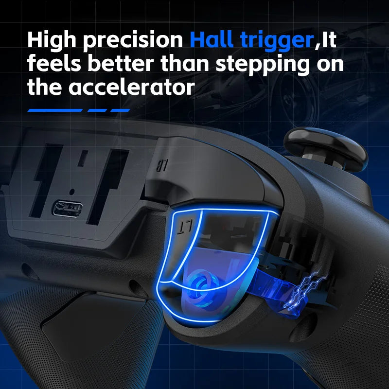 Kontroler G6 Bezprzewodowy do Gier Mobilnych z Hall Trigger i Hall Joystick | Switch / PC / Android / iOS