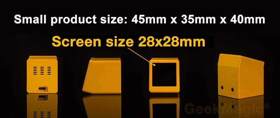 Inteligentna stacja pogody z zegarem i albumem GIF – GeekMagic SmallTV Ultra