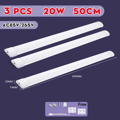 Lampka LED pod szafkę kuchenną 5W 10W 20W – zimna/ciepła biel 220V