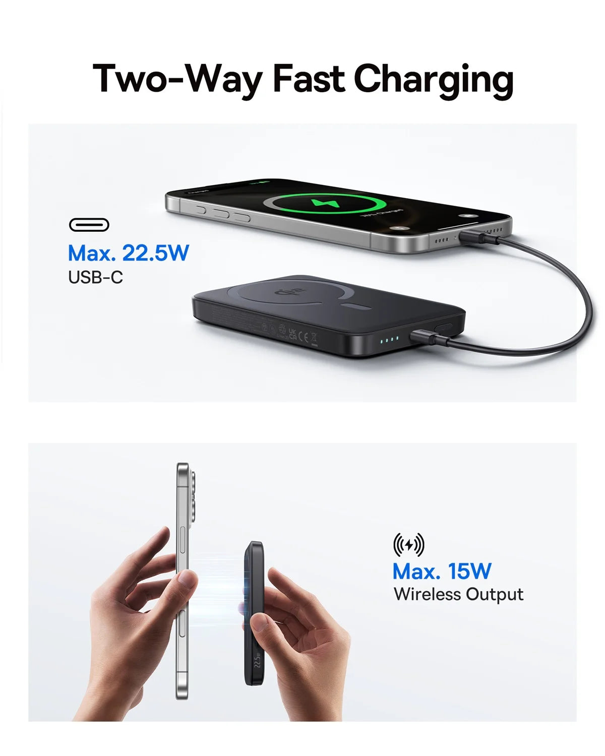 Powerbank Baseus Qi2 10000mAh 15W Magnetyczny iPhone