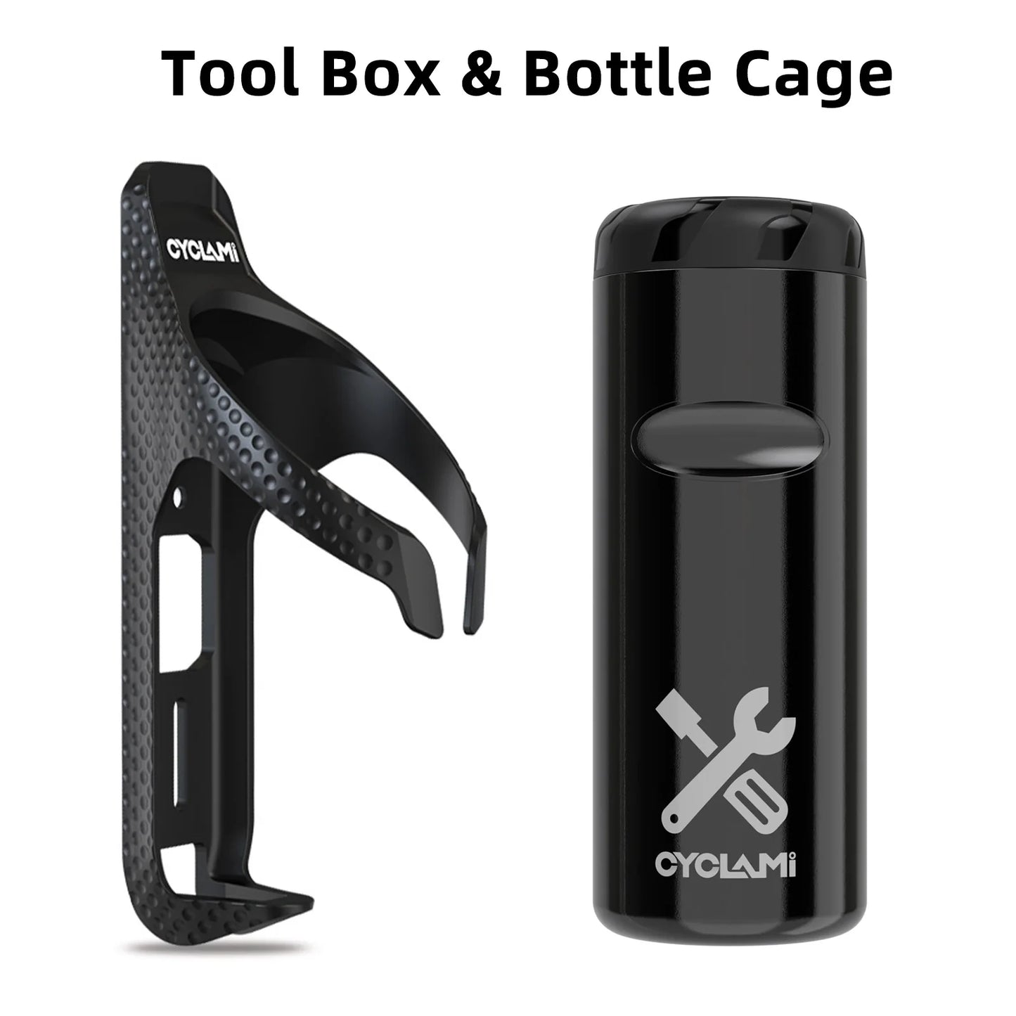 CYCLAMI Portable Cycling Tool Box MTB Road Bicycle Capsule Boxes Apply Bottle Cage Storage Repair Tool Kit Bike Frame Equipment