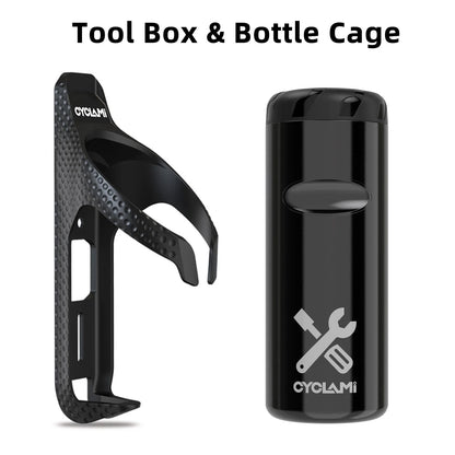 CYCLAMI Portable Cycling Tool Box MTB Road Bicycle Capsule Boxes Apply Bottle Cage Storage Repair Tool Kit Bike Frame Equipment