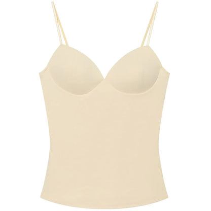 Bordowy Top Gorsetowy Damski Bustier – Elegancki Camisole z Odkrytymi Plecami