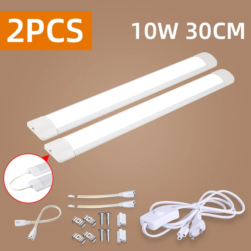 Podszafkowa Lampa LED 10W/20W – Listwa Oświetleniowa pod Szafkę Kuchenną 220V