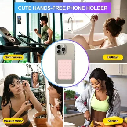 Silikonowy uchwyt do telefonu na przyssawki - mata antypoślizgowa