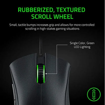 Mysz Gamingowa Razer Przewodowa 6400 DPI 5 Przycisków USB Prawa Ręka LOL E-sport Biuro