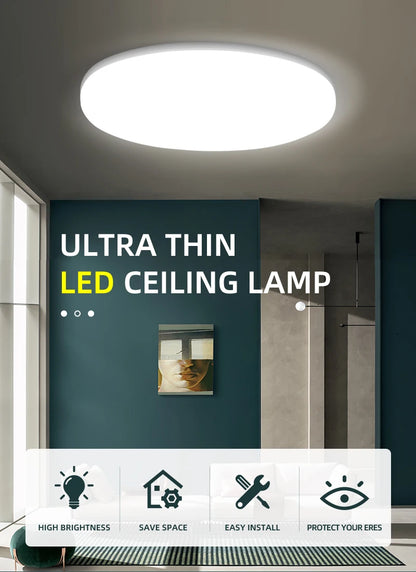 Lampa sufitowa LED 15W-50W nowoczesna do salonu sypialni kuchni