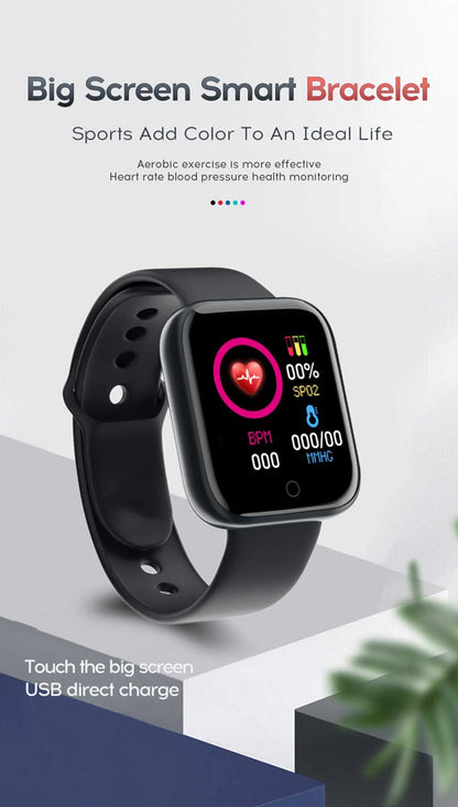 Smartwatch Damski Męski CHAOGENB Y68 – Monitorowanie Snu, Tętna i Aktywności