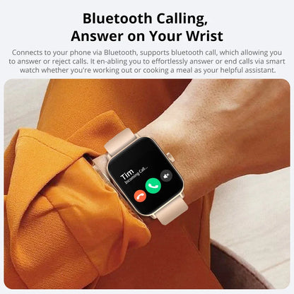 Smartwatch COLMI P81 z rozmowami Bluetooth, monitorem zdrowia 24H i 100+ trybami sportowymi