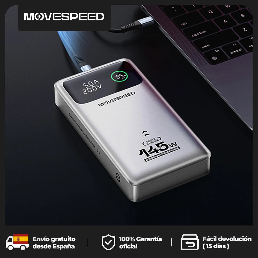 MOVESPEED M25Pro 25000mAh Power Bank 140W USB-C