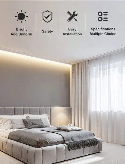 Podszafkowa Lampa LED 10W/20W – Listwa Oświetleniowa pod Szafkę Kuchenną 220V