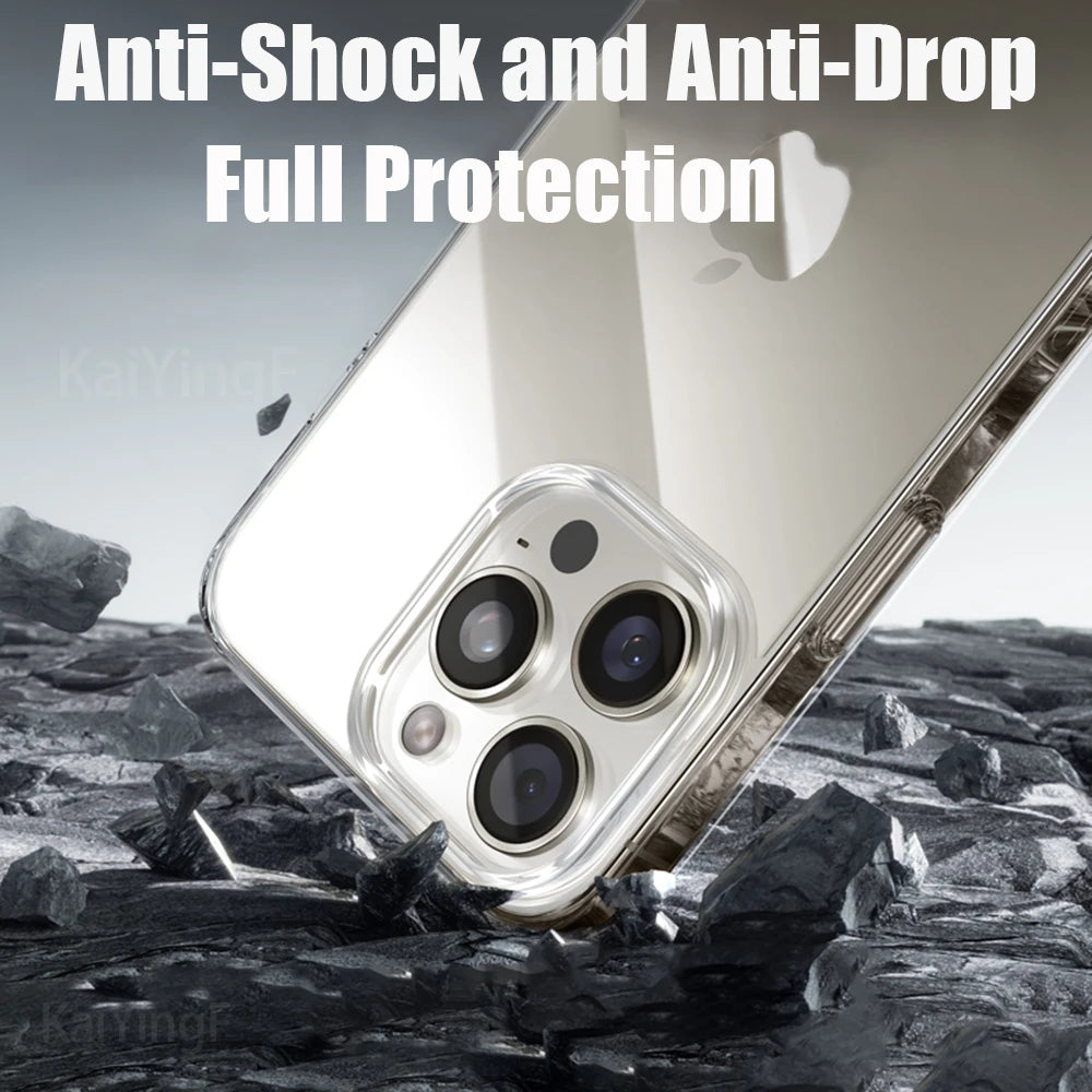 Przezroczyste etui silikonowe iPhone 16 15 14 13 12 11 Pro Max XR XS