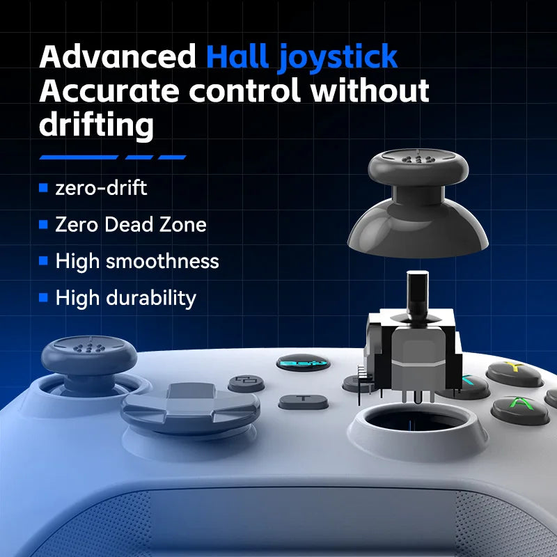 Kontroler G6 Bezprzewodowy do Gier Mobilnych z Hall Trigger i Hall Joystick | Switch / PC / Android / iOS