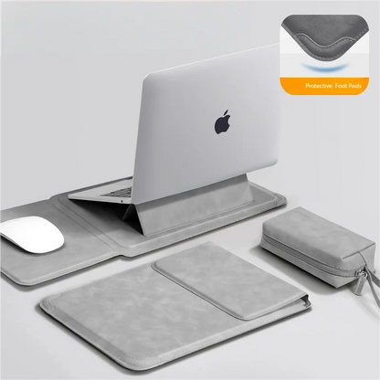 Pokrowiec na laptopa 13 14 15 15.6 16 cali z podstawką – etui do MacBooka, HP, Dell, Huawei