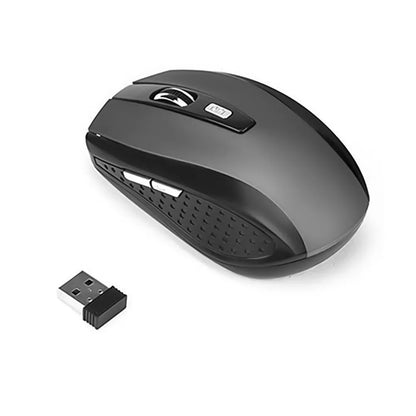 Mysz bezprzewodowa 2.4G optyczna 1200 DPI 6 przycisków cicha USB do PC Mac laptop