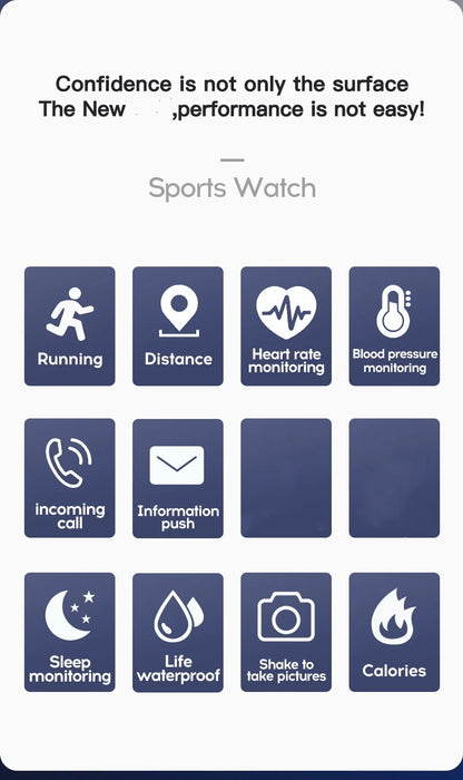 Smartwatch Damski Męski CHAOGENB Y68 – Monitorowanie Snu, Tętna i Aktywności