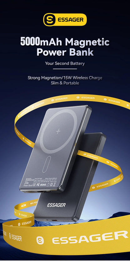 Powerbank magnetyczny 20W 5000mAh do iPhone MagSafe