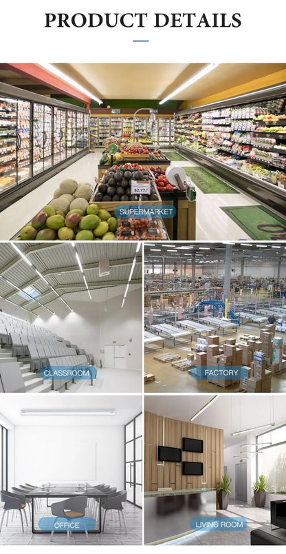 Lampka LED pod szafkę kuchenną 5W 10W 20W – zimna/ciepła biel 220V