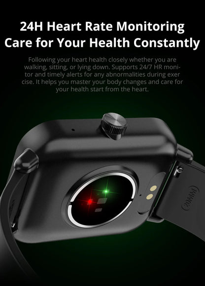 Smartwatch COLMI P81 z rozmowami Bluetooth, monitorem zdrowia 24H i 100+ trybami sportowymi