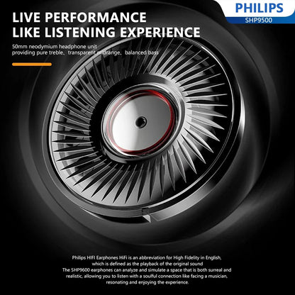 Słuchawki Philips SHP9500 HiFi Stereo Monitor - Przewodowe