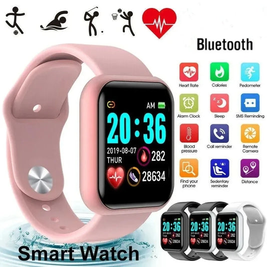 Smartwatch Damski Męski CHAOGENB Y68 – Monitorowanie Snu, Tętna i Aktywności