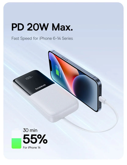 Powerbank 20000mAh PD 22.5W szybkie ładowanie