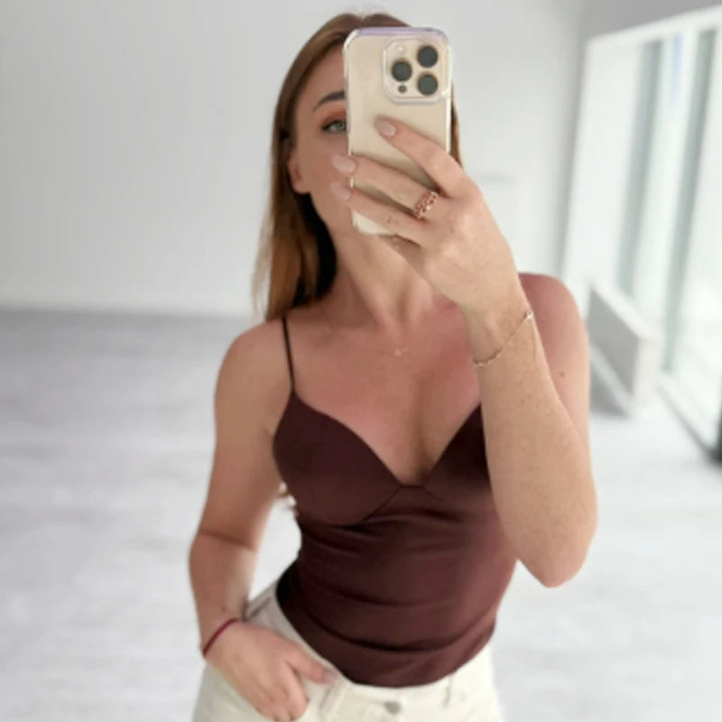 Bordowy Top Gorsetowy Damski Bustier – Elegancki Camisole z Odkrytymi Plecami