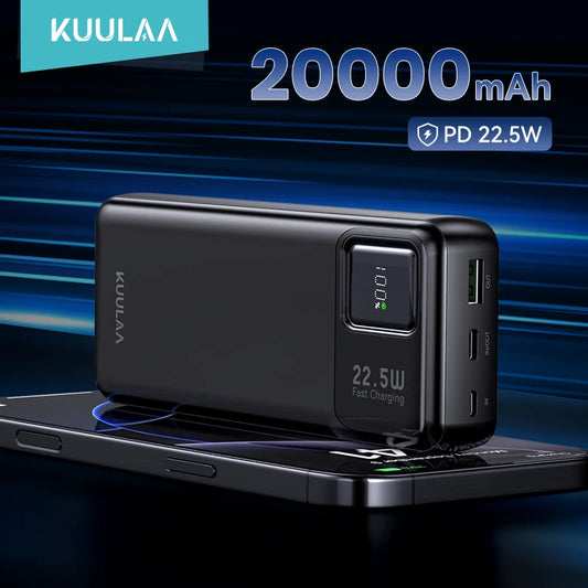Power Bank 20000mAh 22.5W szybkie ładowanie iPhone Xiaomi