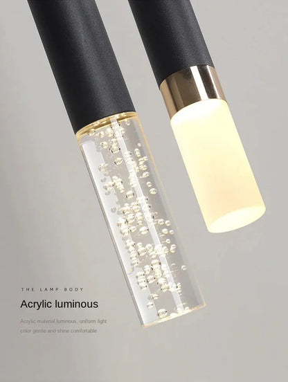 Lampa wisząca LED 6W dwukierunkowa góra-dół | aluminium | salon kuchnia bar