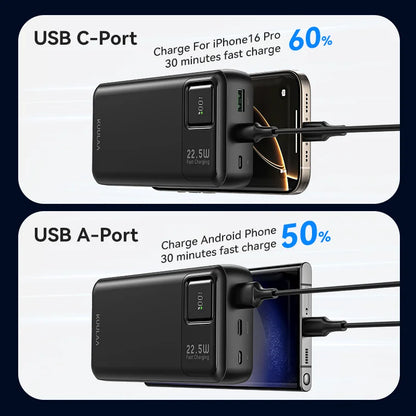 Power Bank 20000mAh 22.5W szybkie ładowanie iPhone Xiaomi