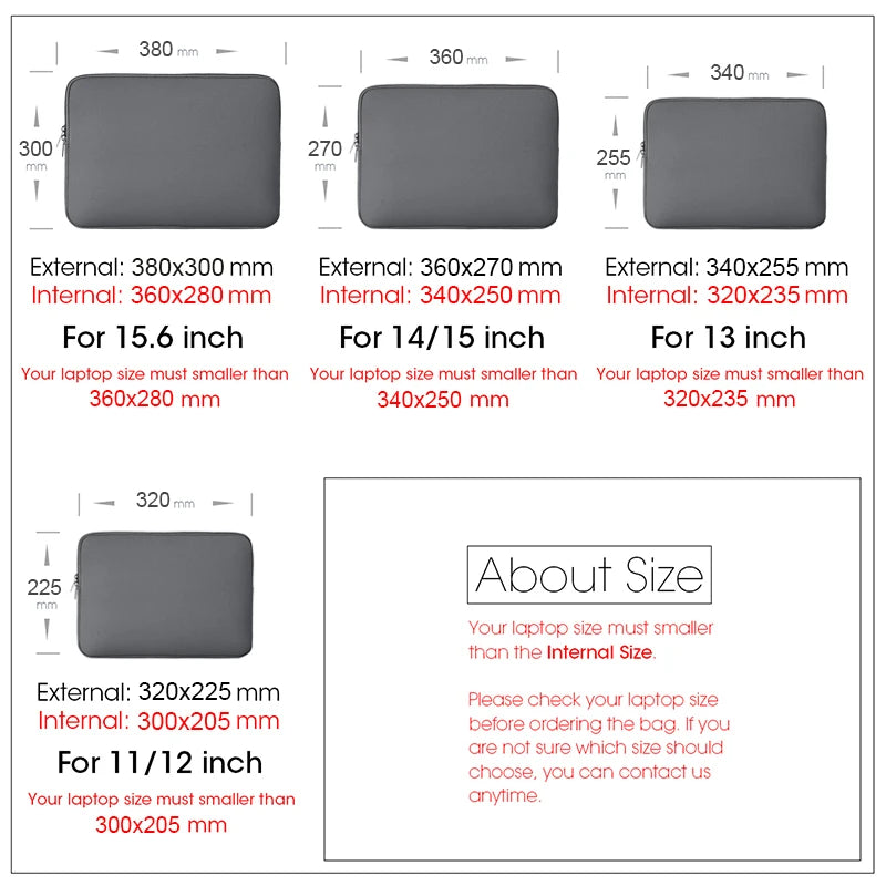 Etui na laptopa 13 14 15 15.6 cali - pokrowiec do MacBook Lenovo Dell - bawełniana torba z suwakiem