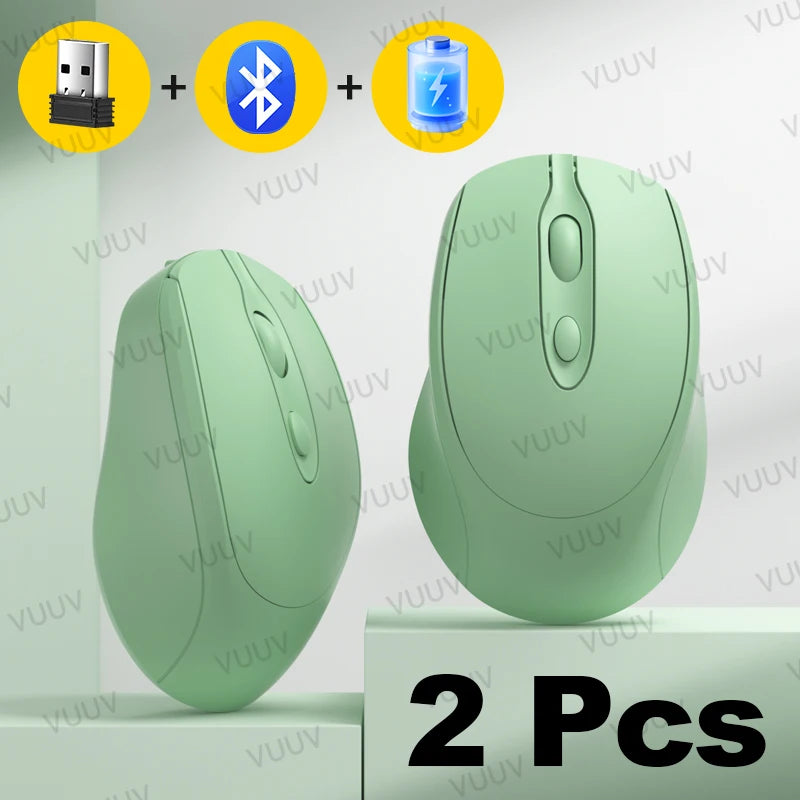 Mysz bezprzewodowa kompaktowa Bluetooth 1600DPI cicha
