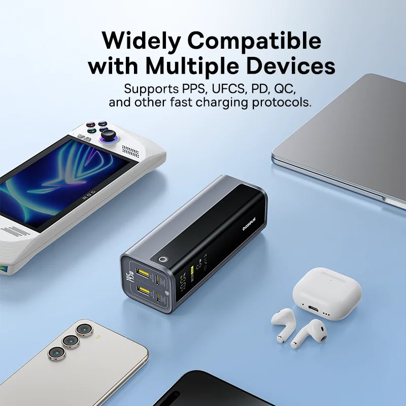 Baseus 145W Power Bank 20800mAh USB-C Szybkie Ładowanie