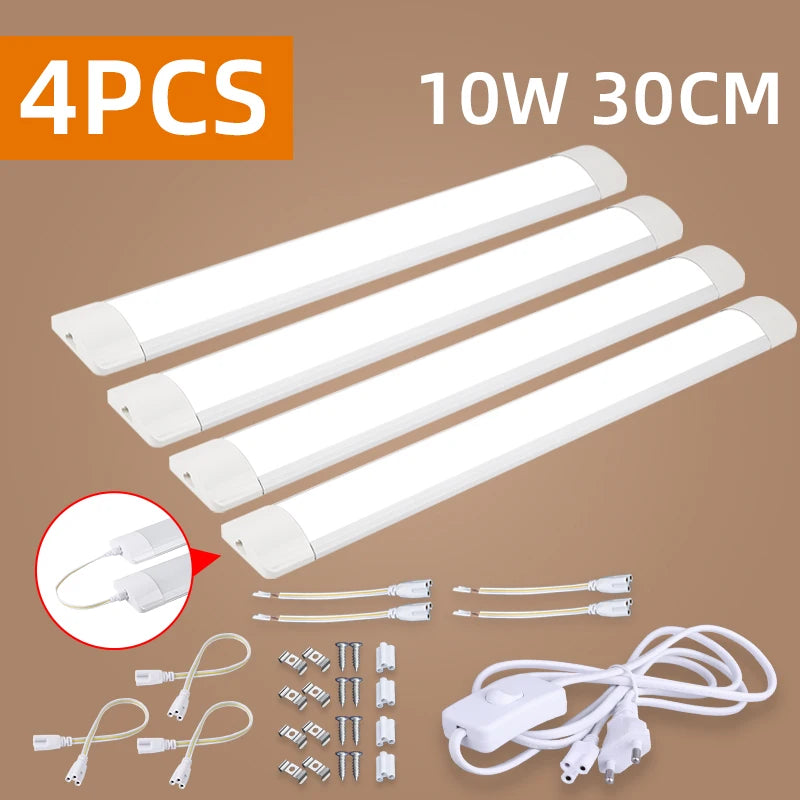 Podszafkowa Lampa LED 10W/20W – Listwa Oświetleniowa pod Szafkę Kuchenną 220V