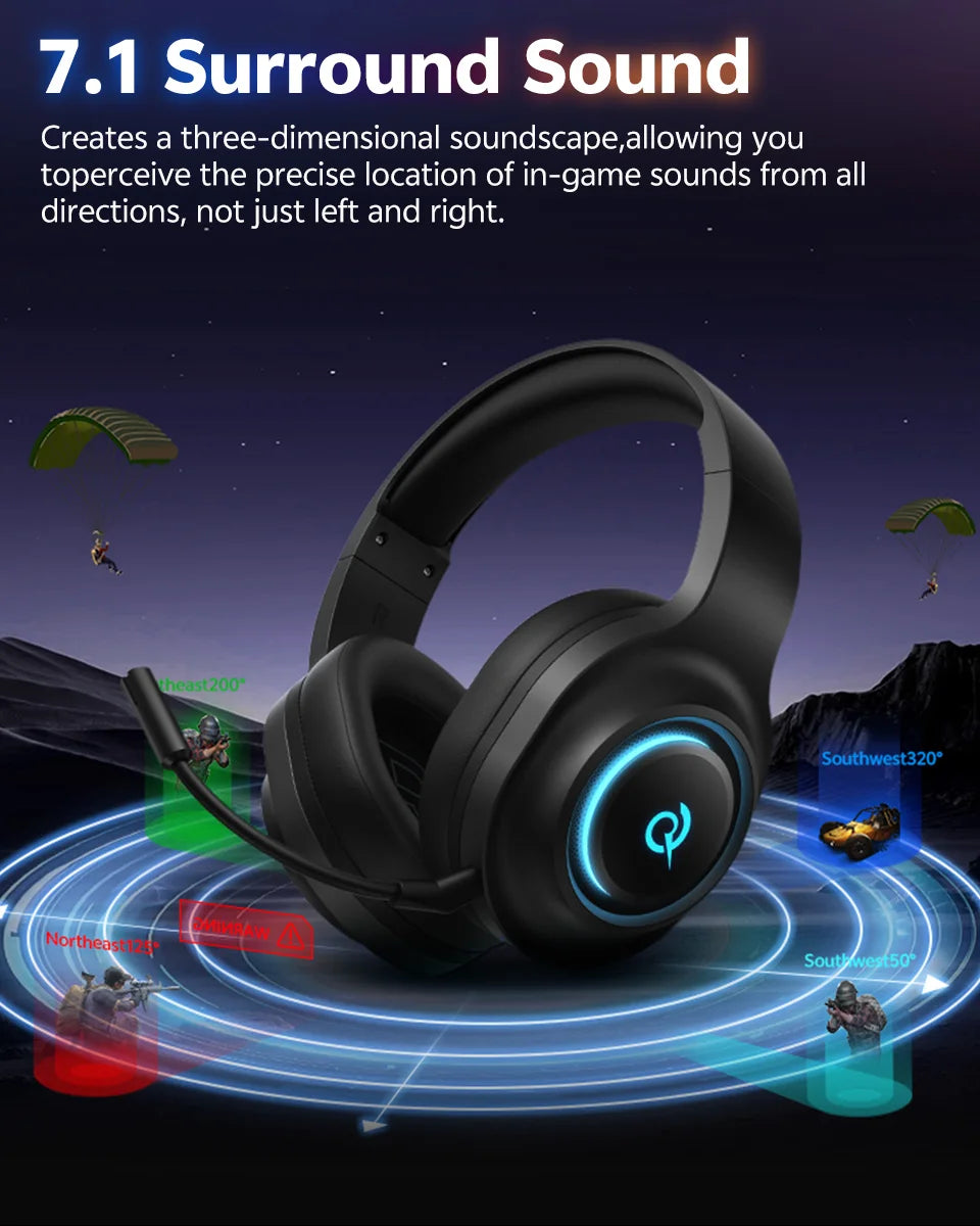 Słuchawki Bluetooth QCY Heroad V200 - 50mm Driver
