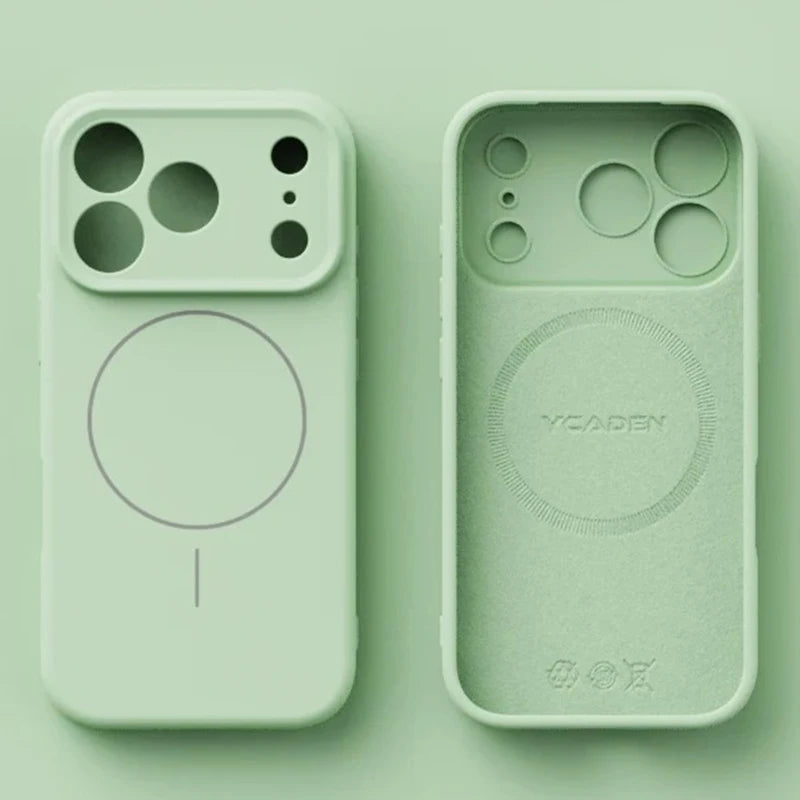 Magnetyczne Etui Silikonowe MagSafe iPhone 17 16 15 14 13 12 Pro Max Plus Air – Miękkie w Dotyku