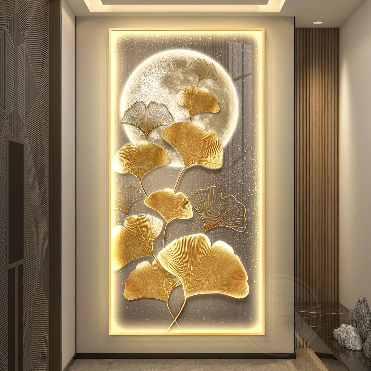Kinkiet LED Ceramiczny Ginkgo – Nowoczesna Lampa Ścienna do Salonu, Sypialni i Jadalni