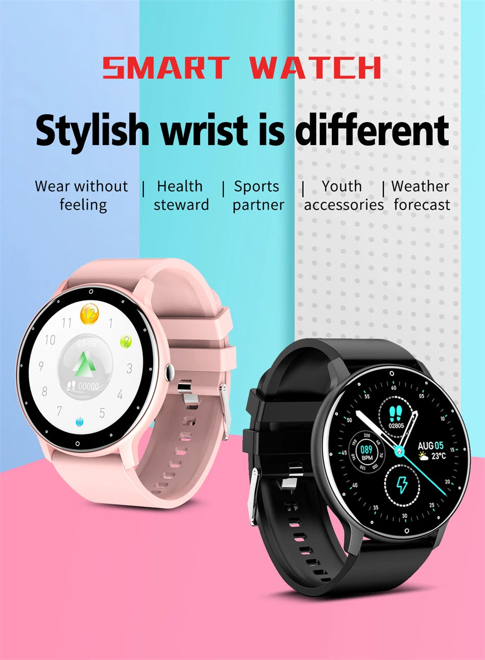 Smartwatch LIGE – Rozmowy Bluetooth, Puls, Tlen we Krwi, Tryby Sportowe