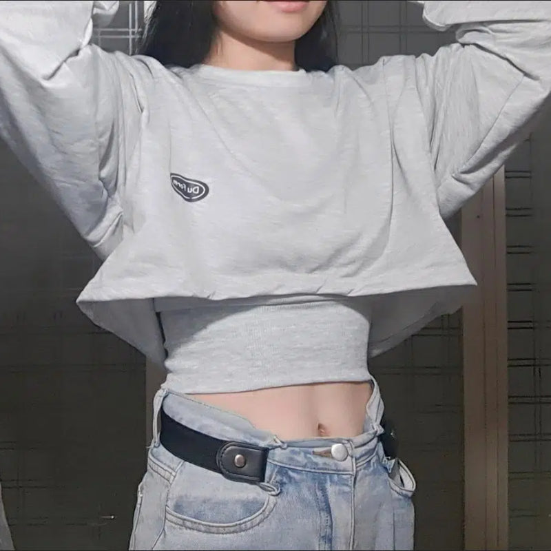 Bluza Damska Oversize Pullover z Kapturem – Jednolity Kolor Streetwear