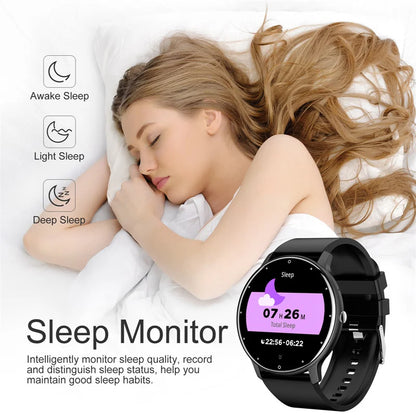 Smartwatch LIGE – Rozmowy Bluetooth, Puls, Tlen we Krwi, Tryby Sportowe