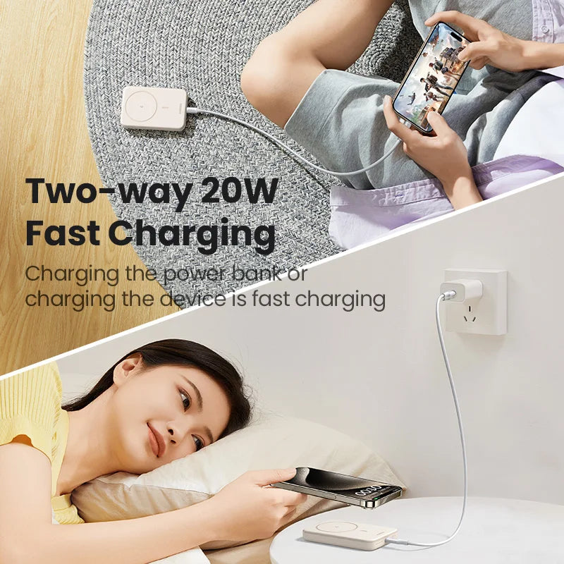 PowerBank 10000mAh MagSafe Wireless 20W do iPhone
