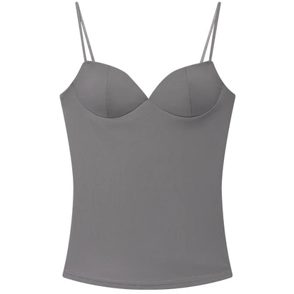 Bordowy Top Gorsetowy Damski Bustier – Elegancki Camisole z Odkrytymi Plecami