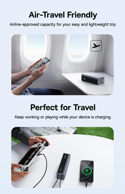 Baseus 145W Power Bank 20800mAh USB-C Szybkie Ładowanie
