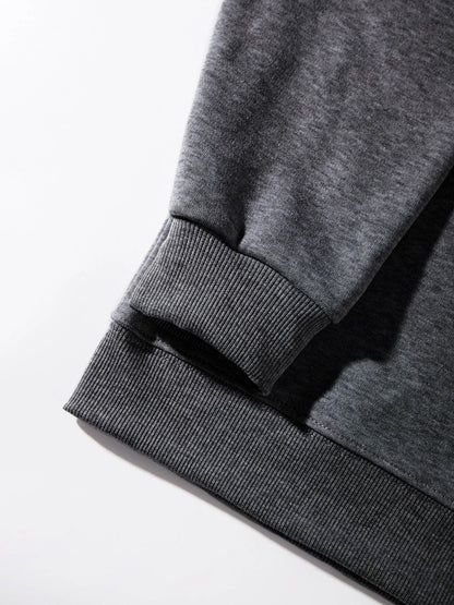 Ciepła Bluza Polarowa Damska bez Kaptura – Luźny Pullover na Jesień Zimę