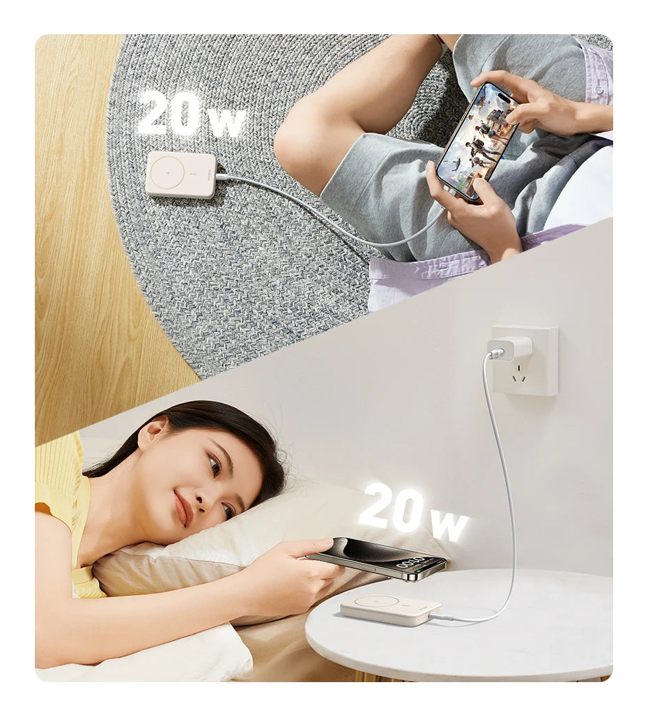 PowerBank 10000mAh MagSafe Wireless 20W do iPhone