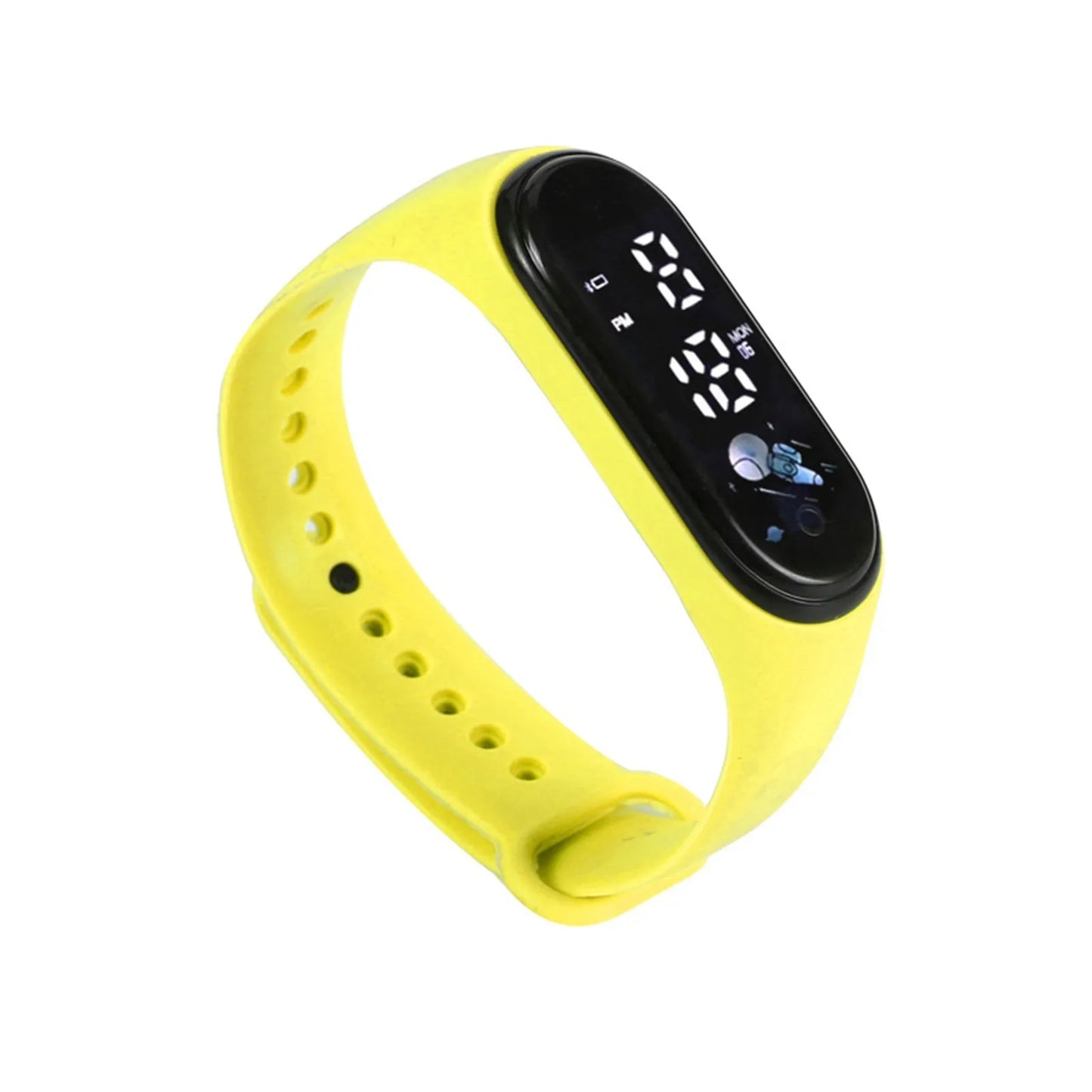 Smartwatch dla dzieci z cyfrowym wyświetlaczem – zegarek sportowy na silikonowej bransolecie